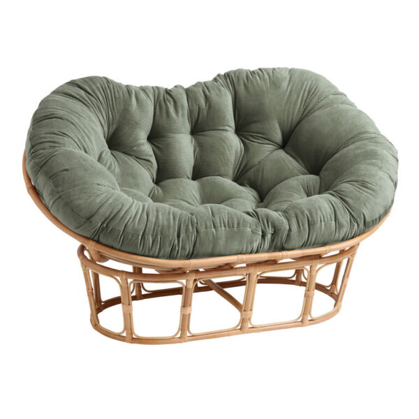Corduroy Double Papasan Chair Cushion