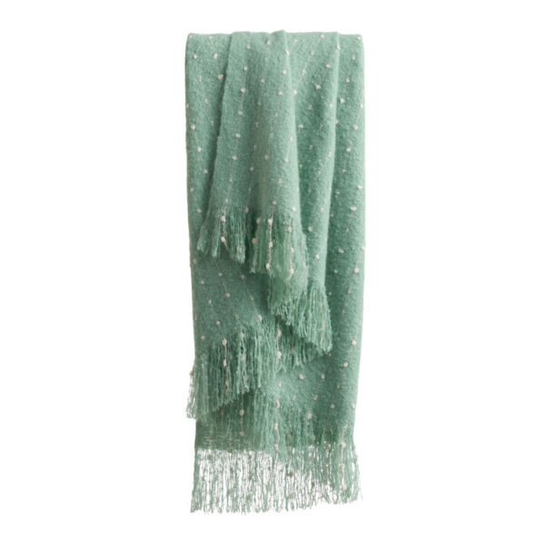 Dot Stripe Stitch Woven Throw Blanket Dot Stripe Stitch Woven Throw Blanket