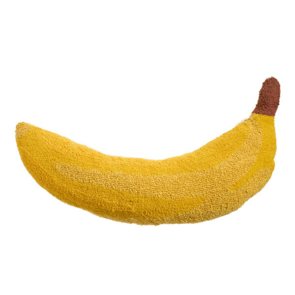 Extra Wide Yellow Banana Shaped Indoor Outdoor Floor Cushion