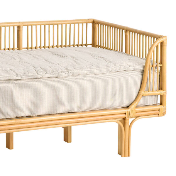 Marseille Two Tone French Stripe Twin Mattress Cover Marseille Two Tone French Stripe Twin Mattress Cover