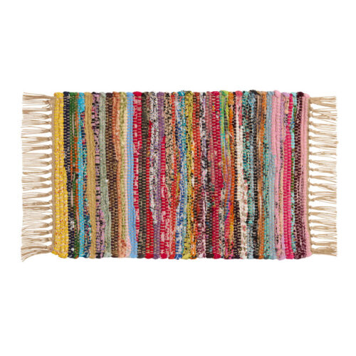 Multicolor Woven Chindi Placemat