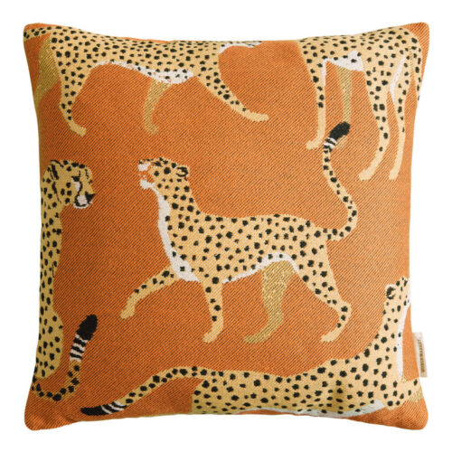 Orange Cheetahs Indoor Outdoor Throw Pillow Orange Cheetahs Indoor Outdoor Throw Pillow