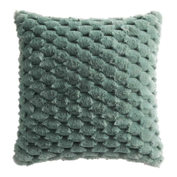 Plush Diamond Sculpted Throw Pillow