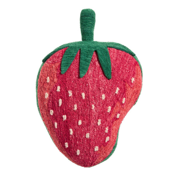 Red Strawberry Shaped Indoor Outdoor Floor Cushion