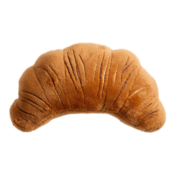 Tan Croissant Shaped Throw Pillow Tan Croissant Shaped Throw Pillow