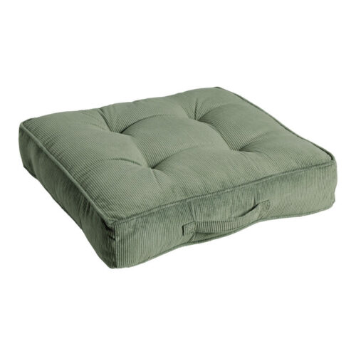 Tufted Corduroy Gusseted Floor Cushion