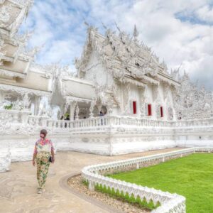 in White temple